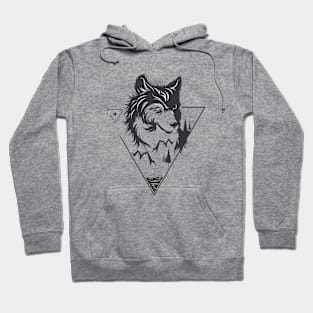 Wild Wolf in the Jungle Hoodie